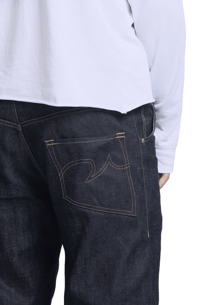 【AAKE】DAMAGE BLOCK DENIM SEQUEL Damage Denim Jacket, Size L, Black, Stylish Pre-Owned